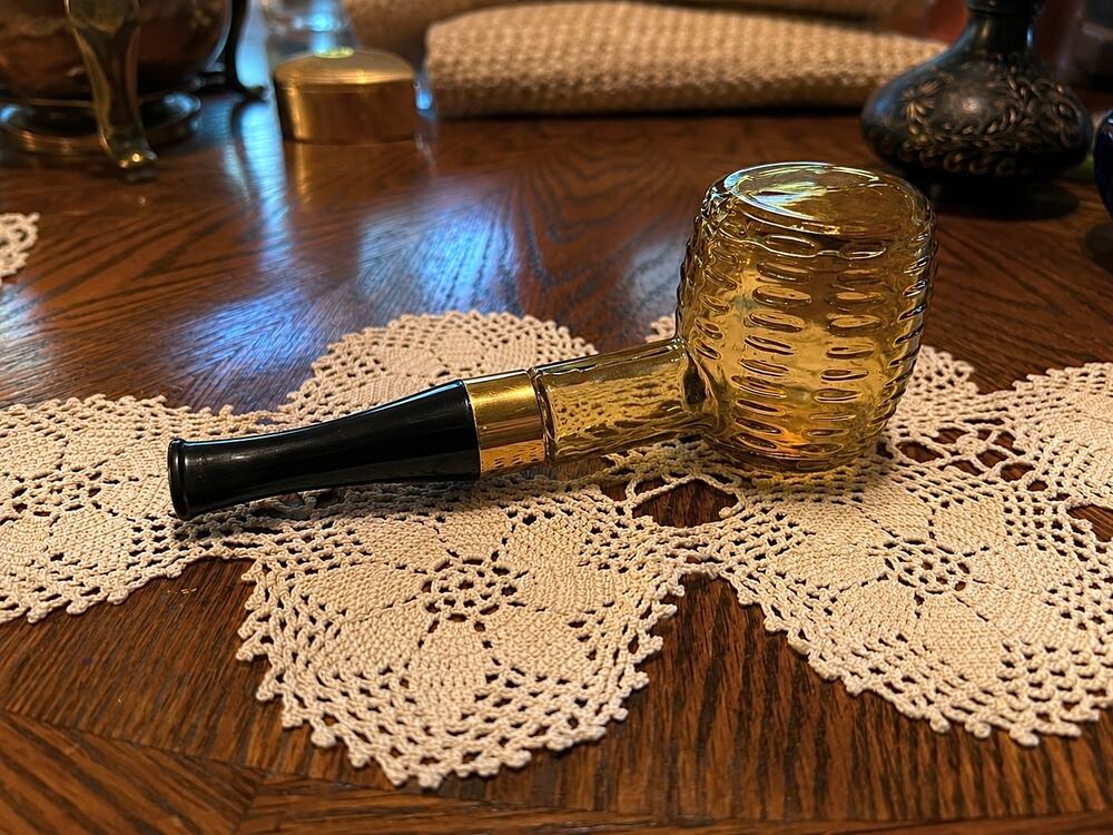 Vintage 70's Avon Corn Cob Pipe Wild Country After Shave Decanter 3oz - Empty